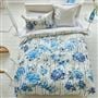 Kyoto Flower Indigo Cotton Pillowcases