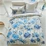 Kyoto Flower Indigo Cotton Bed Linen