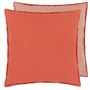 Brera Lino Nasturtium & Papaya Cushion