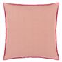 Brera Lino Hibiscus & Peach Cushion - Reverse