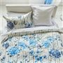 Kyoto Flower Indigo Cotton Bed Linen