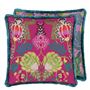 Brocart Decoratif Embroidered Cerise Cushion