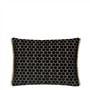 Jabot Noir Cushion