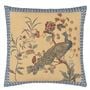 Peacock Toile Sepia Cushion