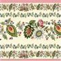 Folk Flower Wide Border - Parchment Large Sample