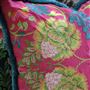 Brocart Decoratif Embroidered Cerise Decorative Pillow