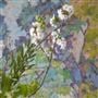 Foret Impressionniste Grasscloth Celadon