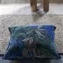 Brocart Decoratif Velours Indigo Decorative Pillow