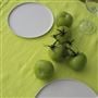 Lario Lemongrass Linen Table Cloth, Runner, Placemats & Napkins