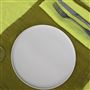 Lario Moss Linen Table Cloth, Runner, Placemats & Napkins 