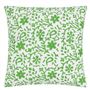 Emerald Block Printed Cushion - Reverse