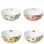 CERDG0117 Ikebana Damask set of 4 Cereal Bowls