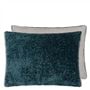 Cartouche Teal Cushion