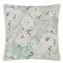 Fleur Blanche Eau de Nil Cushion - Reverse