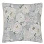 Fleur Blanche Platinum Cushion - Reverse