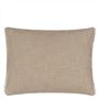 Cartouche Linen Cushion - Reverse