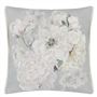 Fleur Blanche Platinum Cushion