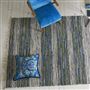 Eleonora Cobalt Embroidered Cotton Cushion