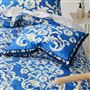 Isolotto Cobalt Cotton Decorative Pilllow