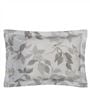 Fleur Blanche Platinum Standard Sham - Reverse