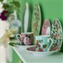 Ikebana Damask Espresso Cup & Saucer 