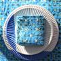 Shibori Cobalt Linen Runner, Placemats & Napkins