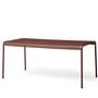 HAY Palissade Dining Table Iron Red 