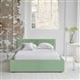 Modena Bed -Single - Cassia Velvet - Eau de Nil