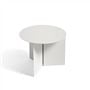 HAY Slit round table 45xH35.5 white powder coated steel 