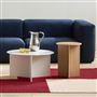 HAY Slit Round Low Large White Table