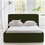 Amalfi Bed -Double - Cassia Velvet - Fern