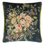 Margaretta Velours Noir Cushion - Reverse