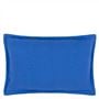 Biella Indigo & Lagoon Oxford Pillowcase - Reverse