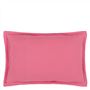 Biella Cerise & Hibiscus Oxford Pillowcase - Reverse