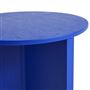 HAY Slit Round Blue Table