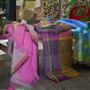 Mikome Fuchsia Mohair Throw