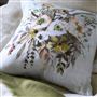 Margaretta Sepia Embroidered Cushion