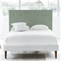 Polka Single Headboard - Self Buttons - Brera Lino Jade