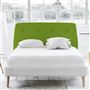 Cosmo Superking Headboard - Self Buttons - Brera Lino Leaf