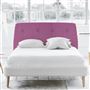 Cosmo Superking Headboard - Self Buttons - Brera Lino Peony