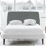 Cosmo Double Headboard - Self Buttons - Brera Lino Zinc