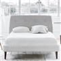 Cosmo Superking Headboard - White Buttons - Brera Lino Graphite