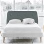 Cosmo Double Headboard - White Buttons - Rothesay Aqua