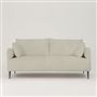 Positano 2.5 seater - Matt Black Legs - Tarazona Chalk