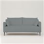Positano 2.5 seater - Matt Black Legs - Aria Waterfall