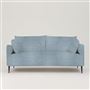 Positano 3 seater - Matt Black Legs - Tarazona Mist