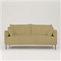 Positano 2.5 seater - Polished Steel Legs - Brera Lino Hemp