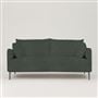 Positano 2.5 seater - Polished Steel Legs - Tortona Fir