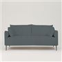 Positano 3 seater - Polished Steel Legs - Tortona Dusk