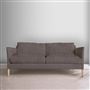 Milan 2.5 Seat Sofa - Tortona - Graphite - Beech Leg